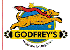 Godfreys Welcome to Dogdom logo